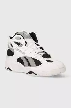 Кожаные кроссовки Pump Reebok Classic, белый