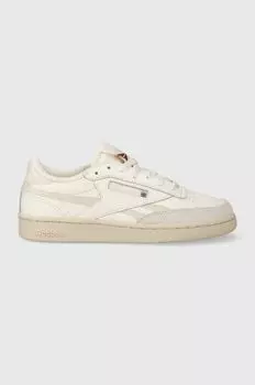 Кожаные кроссовки Reebok, бежевый