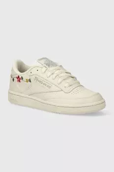 Кожаные кроссовки Reebok Classic, бежевый
