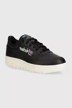 Кожаные кроссовки Reebok Classic, черный