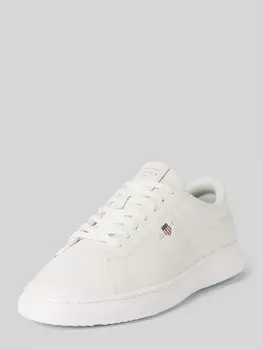 Кожаные кроссовки с этикеткой Gant, белый