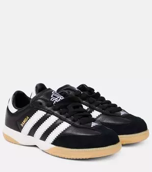 Кожаные кроссовки Samba Millenium Adidas, черный