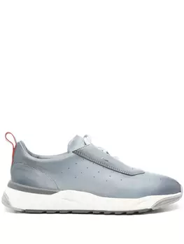 Кожаные кроссовки Santoni, синий