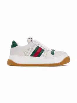 Кожаные кроссовки Screener Gucci, мультиколор