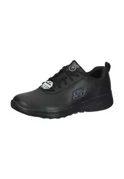 Кожаные кроссовки SKECHERS, черный