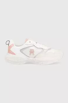 Кожаные кроссовки SPORTY TH RUNNER Tommy Hilfiger, белый