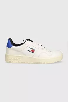 Кожаные кроссовки TJM BASKET COLOR Tommy Jeans, белый