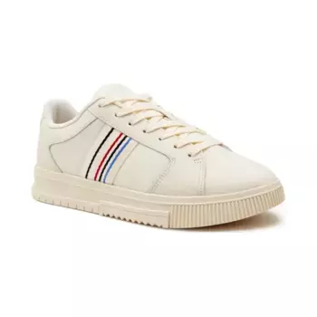 Кожаные кроссовки Tommy Hilfiger, экрю
