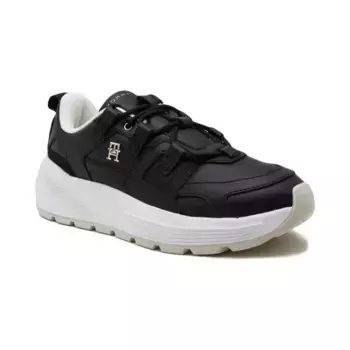 Кожаные кроссовки Tommy Hilfiger, черный