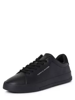Кожаные кроссовки Tommy Hilfiger, черный