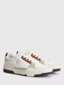 Кожаные кроссовки Tommy Hilfiger Streeth, экрю
