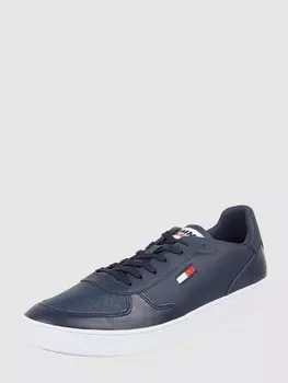 Кожаные кроссовки Tommy Jeans, темно-синий