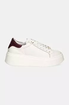 Кожаные кроссовки Twinset, белый