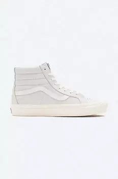 Кожаные кроссовки Vans, серый