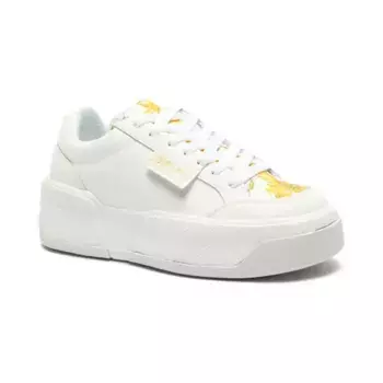 Кожаные кроссовки Versace, белый