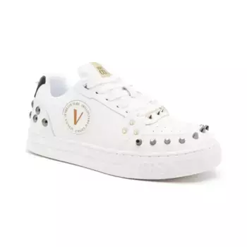 Кожаные кроссовки Versace, белый