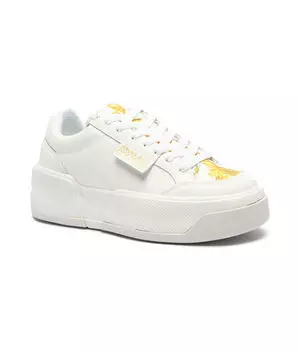 Кожаные кроссовки Versace Jeans Couture, белый