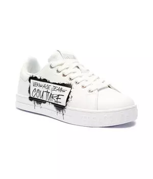 Кожаные кроссовки Versace Jeans Couture, белый