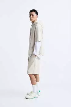Кожаные кроссовки Zara, белый