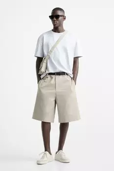 Кожаные кроссовки ZARA, разноцветный