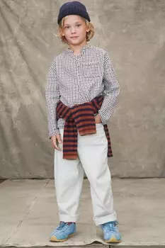 Кожаные кроссовки ZARA, синий