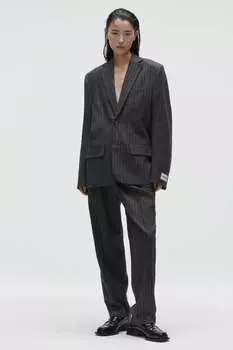 Кожаные лоферы adererror ZARA, черный
