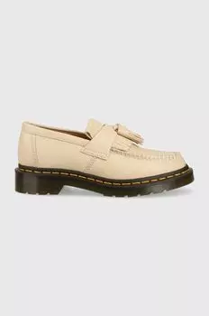 Кожаные лоферы Adrian Dr. Martens, бежевый