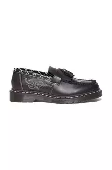 Кожаные лоферы Adrian Gothic Americana Dr. Martens, черный