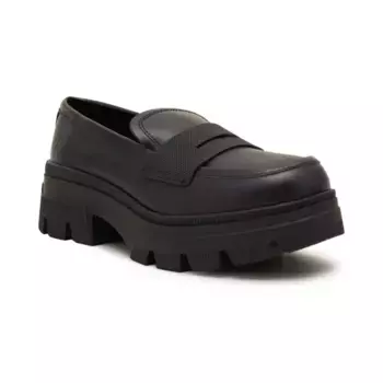Кожаные лоферы Calvin Klein, черный
