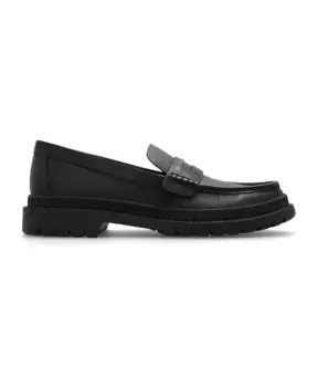 Кожаные лоферы Coach, черный