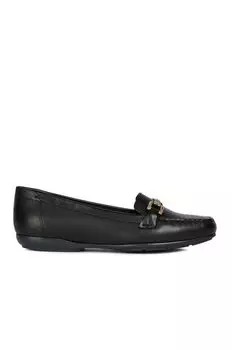 Кожаные лоферы D ANNYTAH MOC A Geox, черный