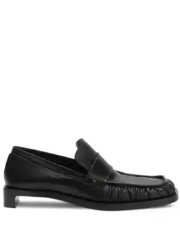 Кожаные лоферы JIL SANDER, черный