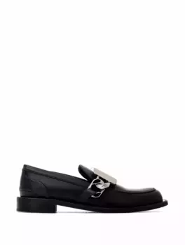 Кожаные лоферы JW Anderson, черный