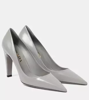 Кожаные лоферы Prada, Nube