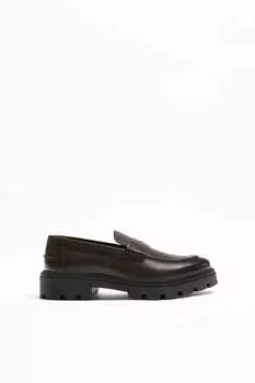 Кожаные лоферы ZARA, 1