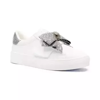 Кожаные мини-кеды Laney с бантом Kurt Geiger, белый