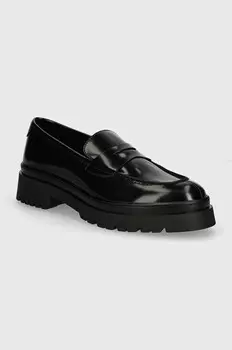Кожаные мокасины Aligrey Gant, черный