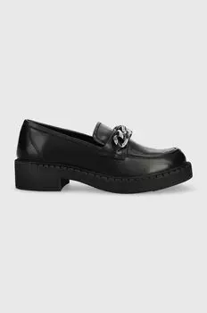 Кожаные мокасины Answear Lab, черный