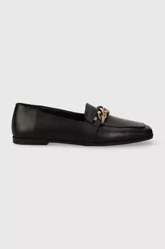 Кожаные мокасины Answear Lab, черный