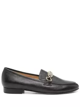 Кожаные мокасины Casadei, черный