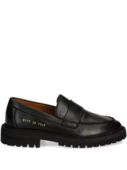Кожаные мокасины Common Projects, черный