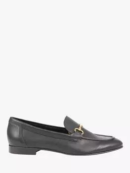 Кожаные мокасины hana с металлическим ремешком Jones Bootmaker, черный