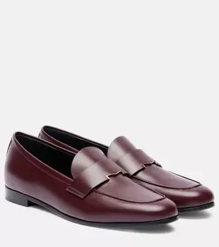 Кожаные мокасины Max Mara, Bordeaux