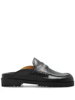Кожаные мокасины Off-White, черный