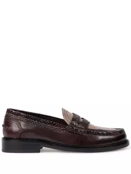 Кожаные мокасины Paul Smith, коричневый