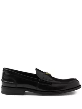 Кожаные мокасины Prada, черный
