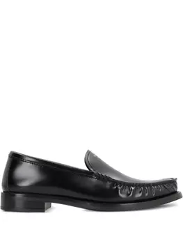 Кожаные мокасины Prada, черный