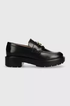 Кожаные мокасины Tina Pinko, черный