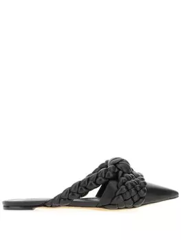 Кожаные мюли Alexandre Birman, черный
