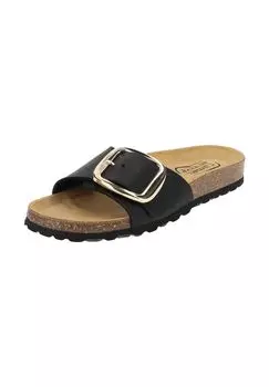 Кожаные мюли camel active, черный